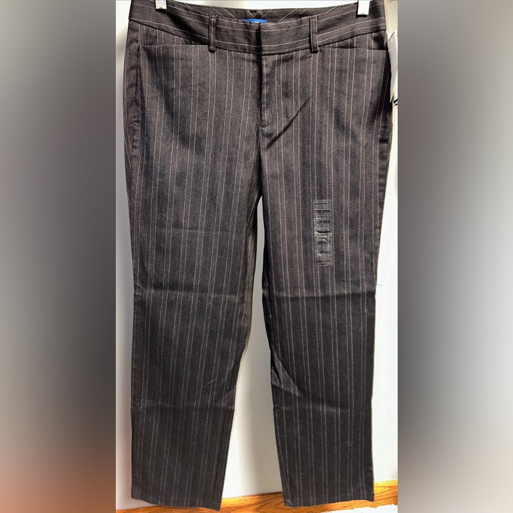 Dockers Black Pinstripe Women's Trousers